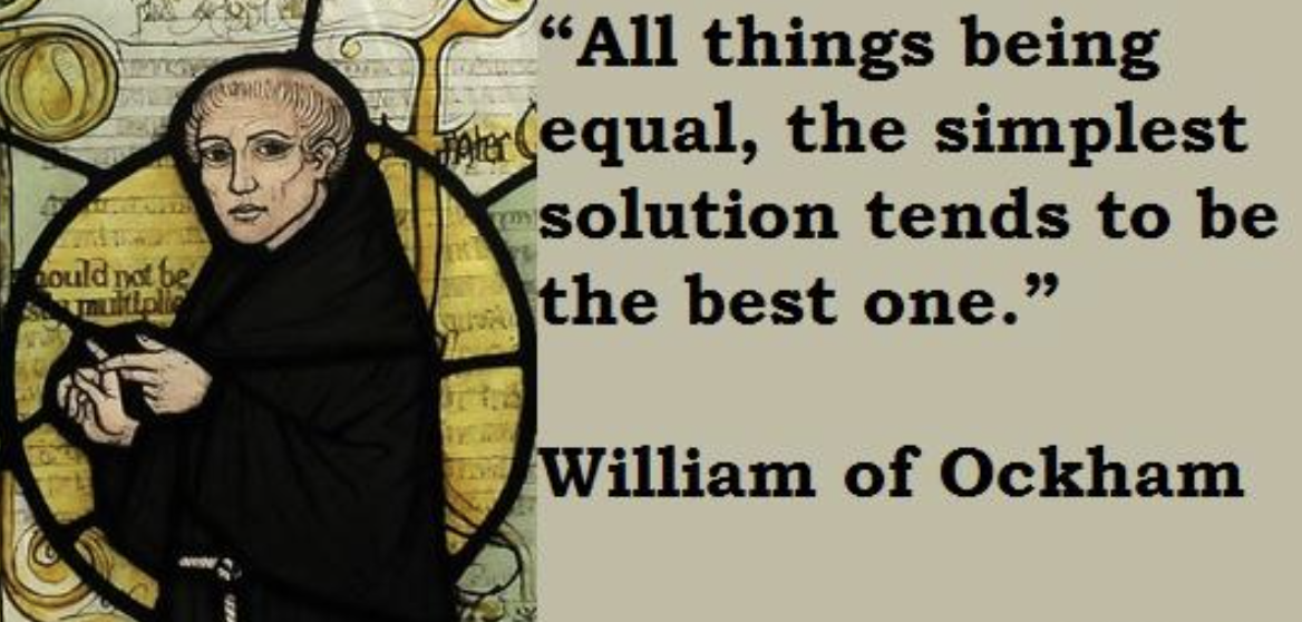 奥卡姆剃刀原理